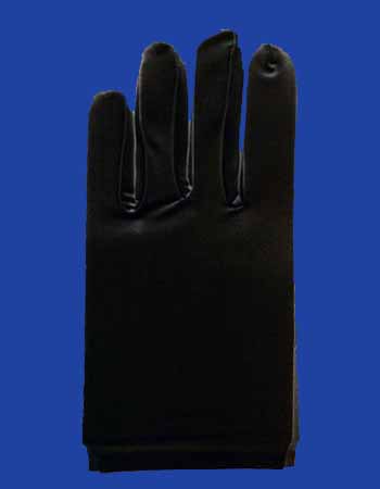Satin gloves 2500 Ft=6.03 Euro/Pair - Black (Fekete)